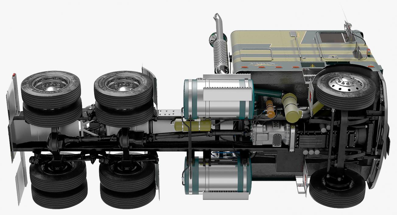 Marmon 110P Truck Rigged 3D model