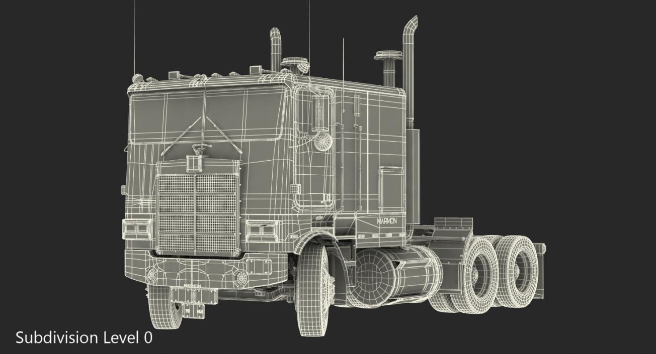 Marmon 110P Truck Rigged 3D model