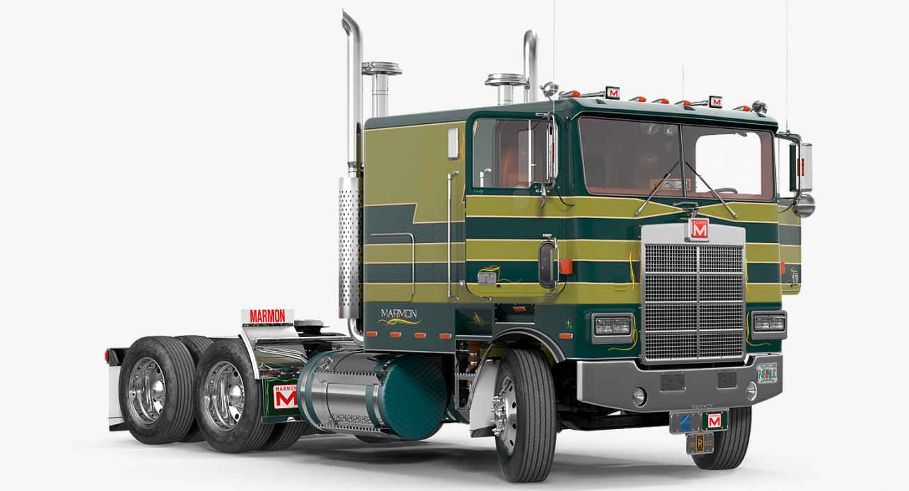 Marmon 110P Truck Rigged 3D model