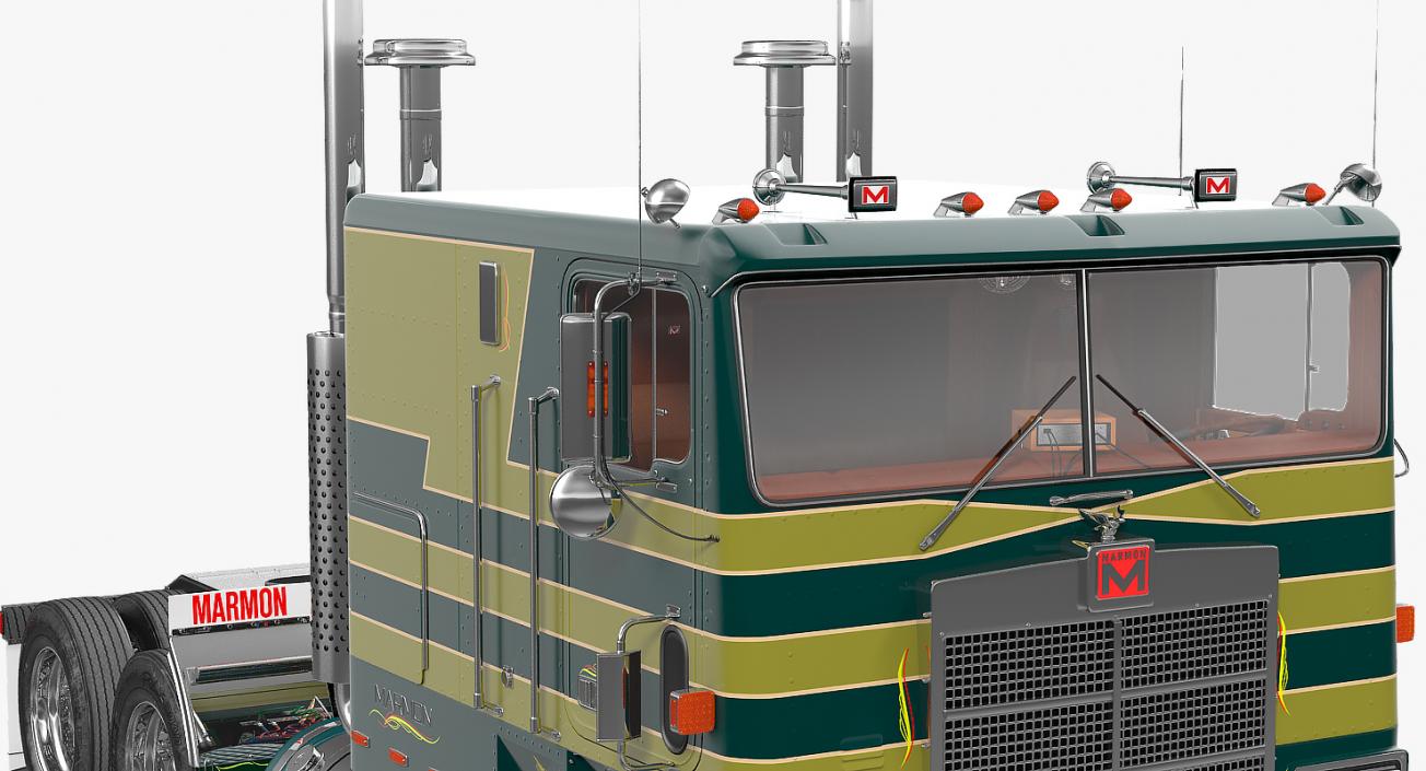 Marmon 110P Truck Rigged 3D model