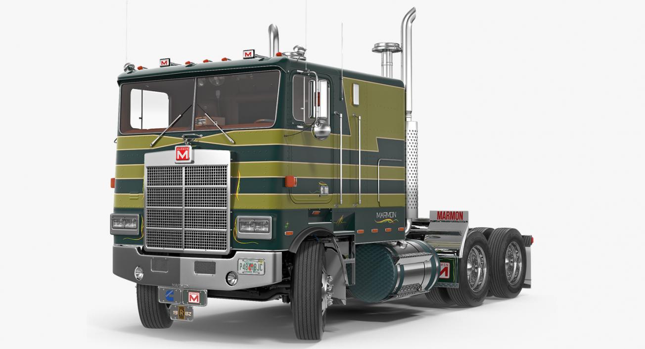 Marmon 110P Truck Rigged 3D model