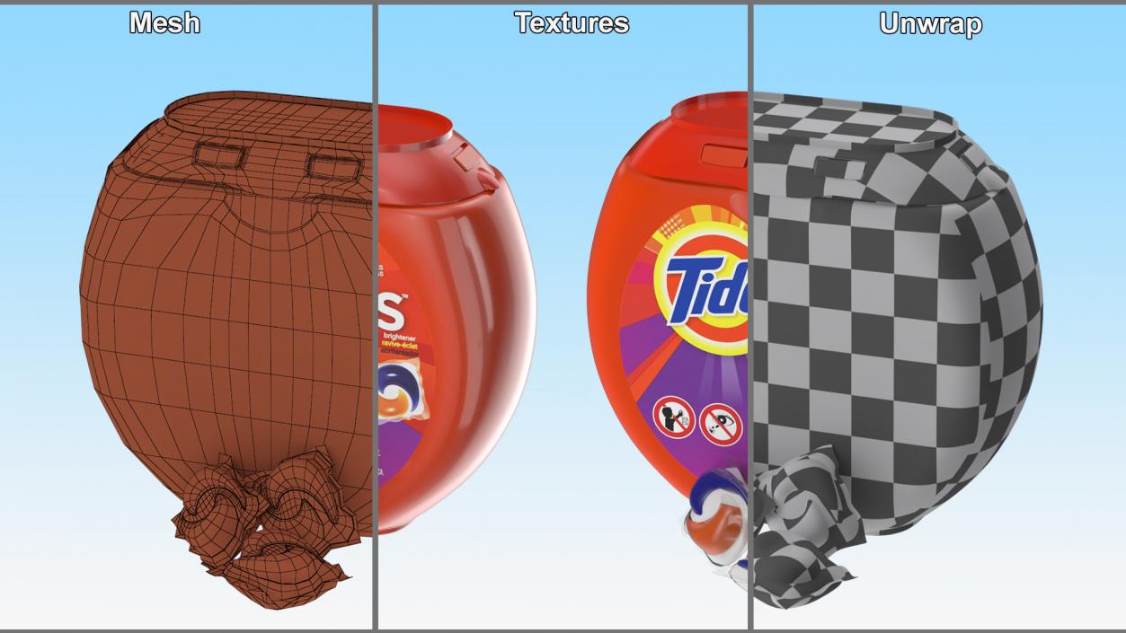 3D Tide Detergent Soap Pods 2