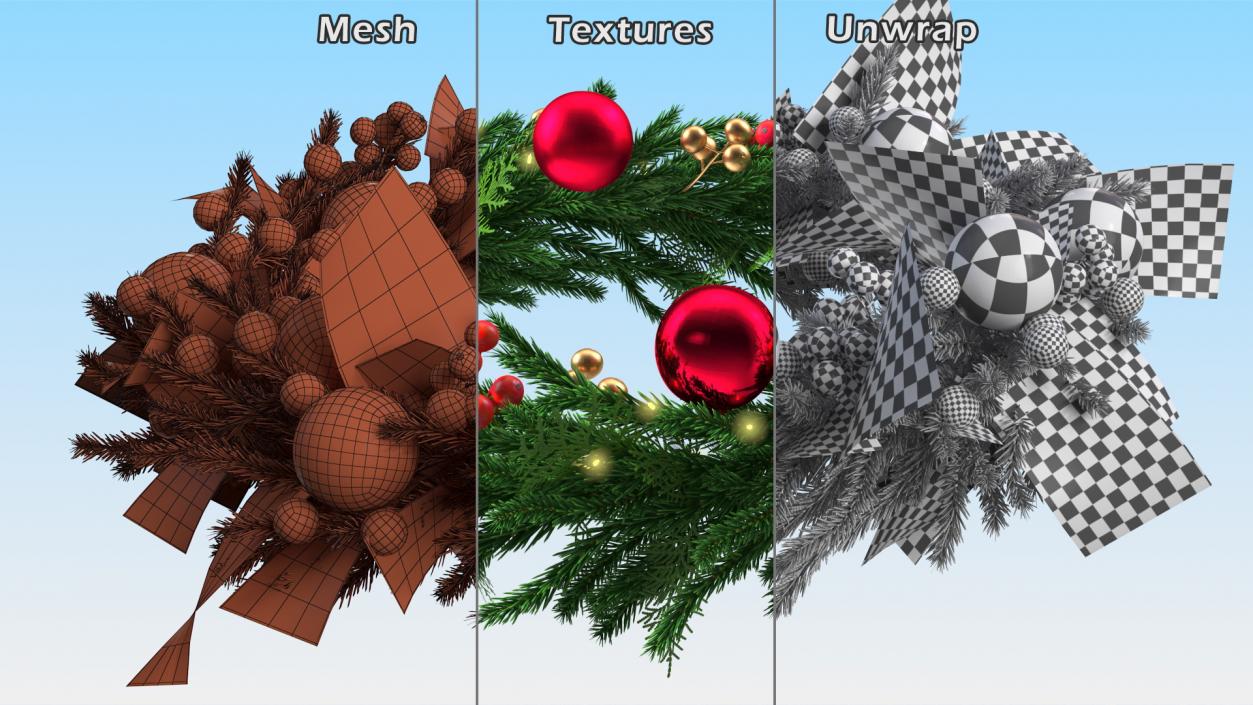 3D Christmas Decor Collection 6 model