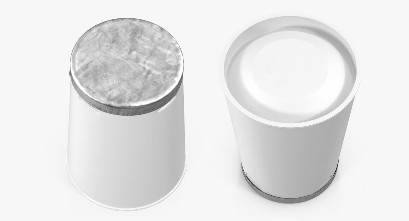 Generic Yogurt Packaging 3D model