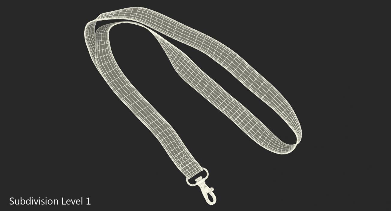 3D model Student Lanyard