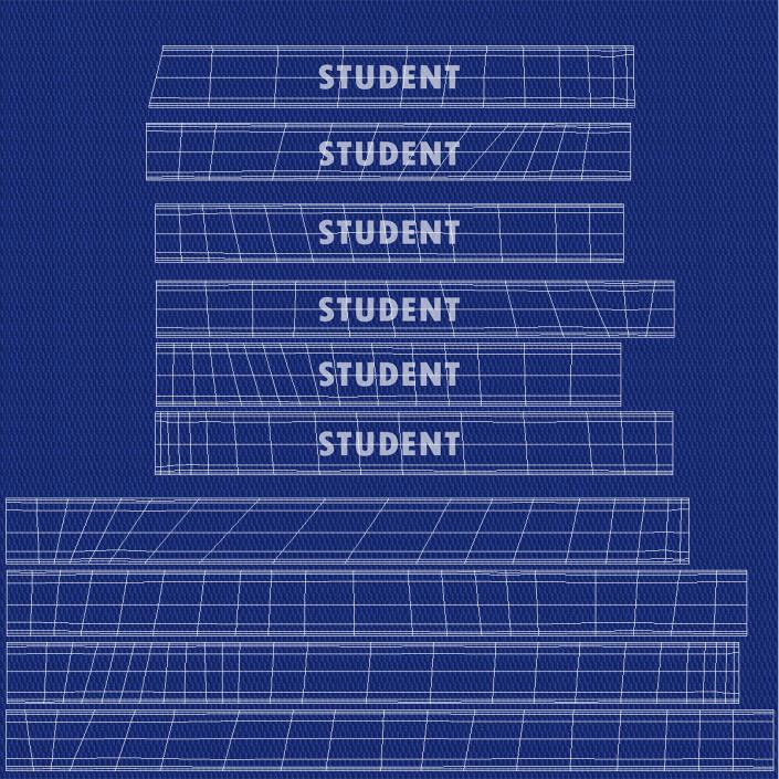 3D model Student Lanyard