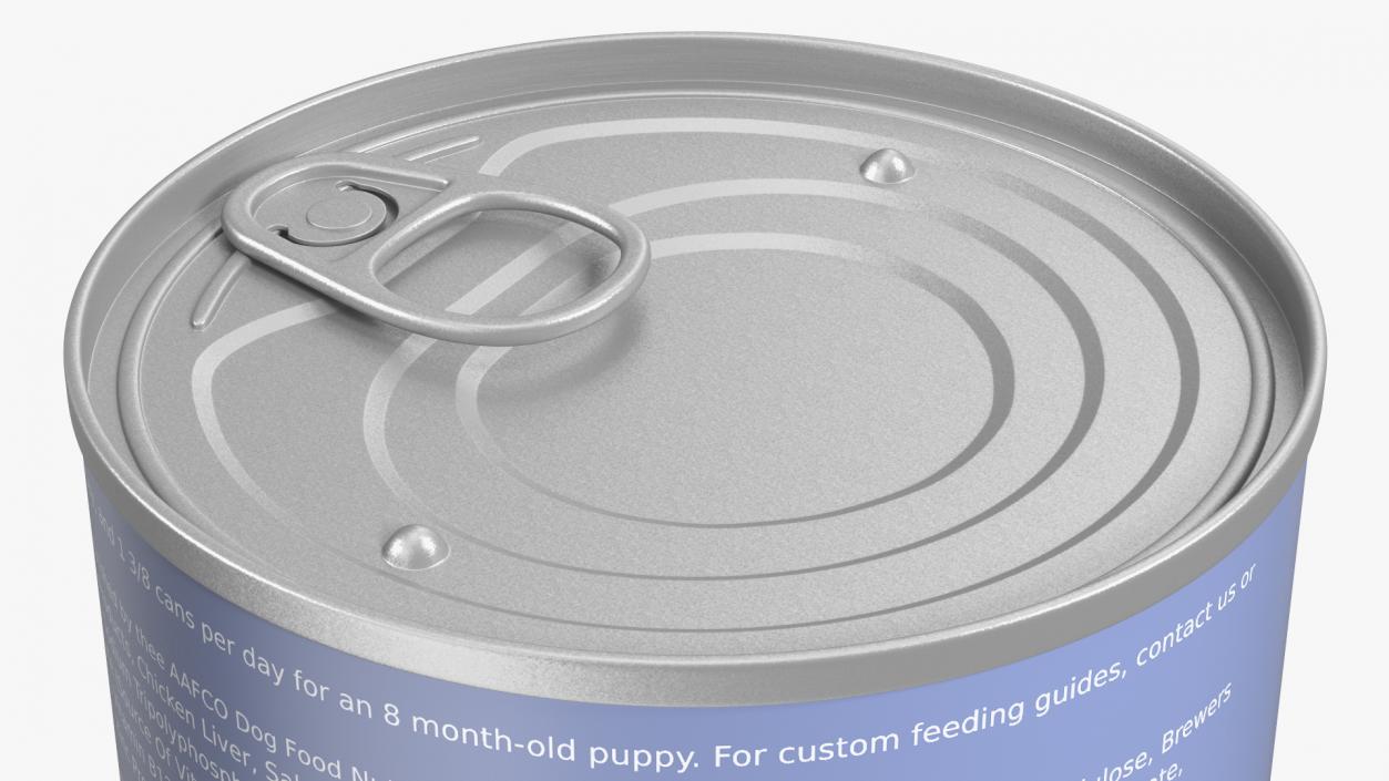 3D Canned Food Mockup model