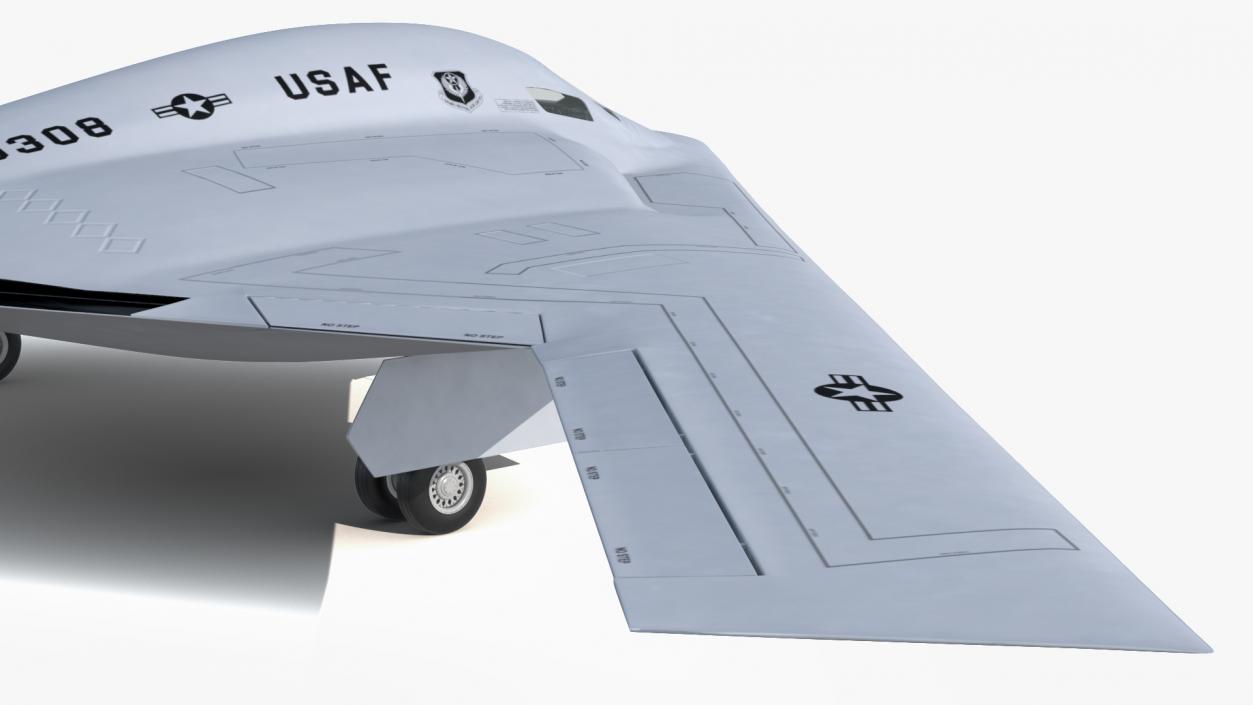 3D B-21 Raider Long-Range Aircraft Rigged model