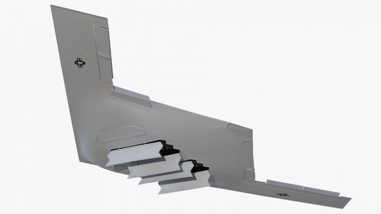 3D B-21 Raider Long-Range Aircraft Rigged model