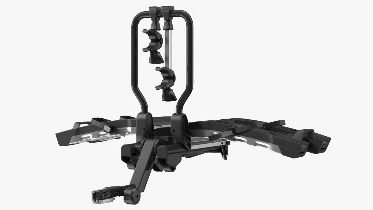 Hitch Bike Racks Thule EasyFold XT2 Rigged 3D