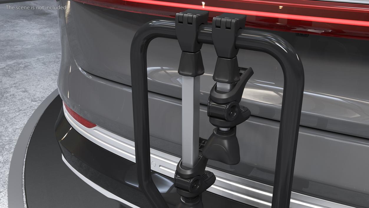 Hitch Bike Racks Thule EasyFold XT2 Rigged 3D