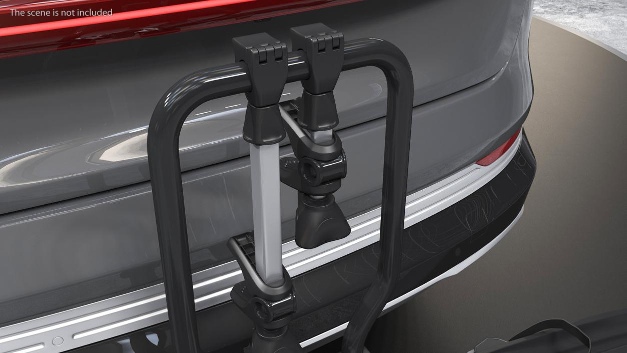 Hitch Bike Racks Thule EasyFold XT2 Rigged 3D