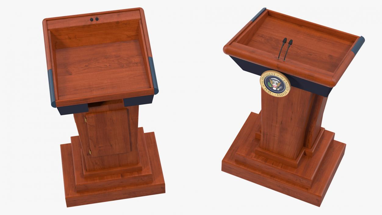 3D Speech Stand United States President