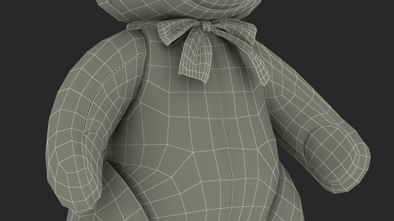 3D Teddy Bear Rigged for Maya