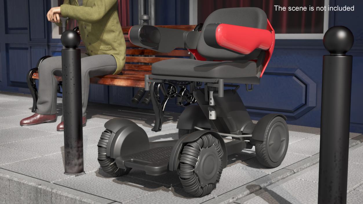 3D Electric Mobility Chair model