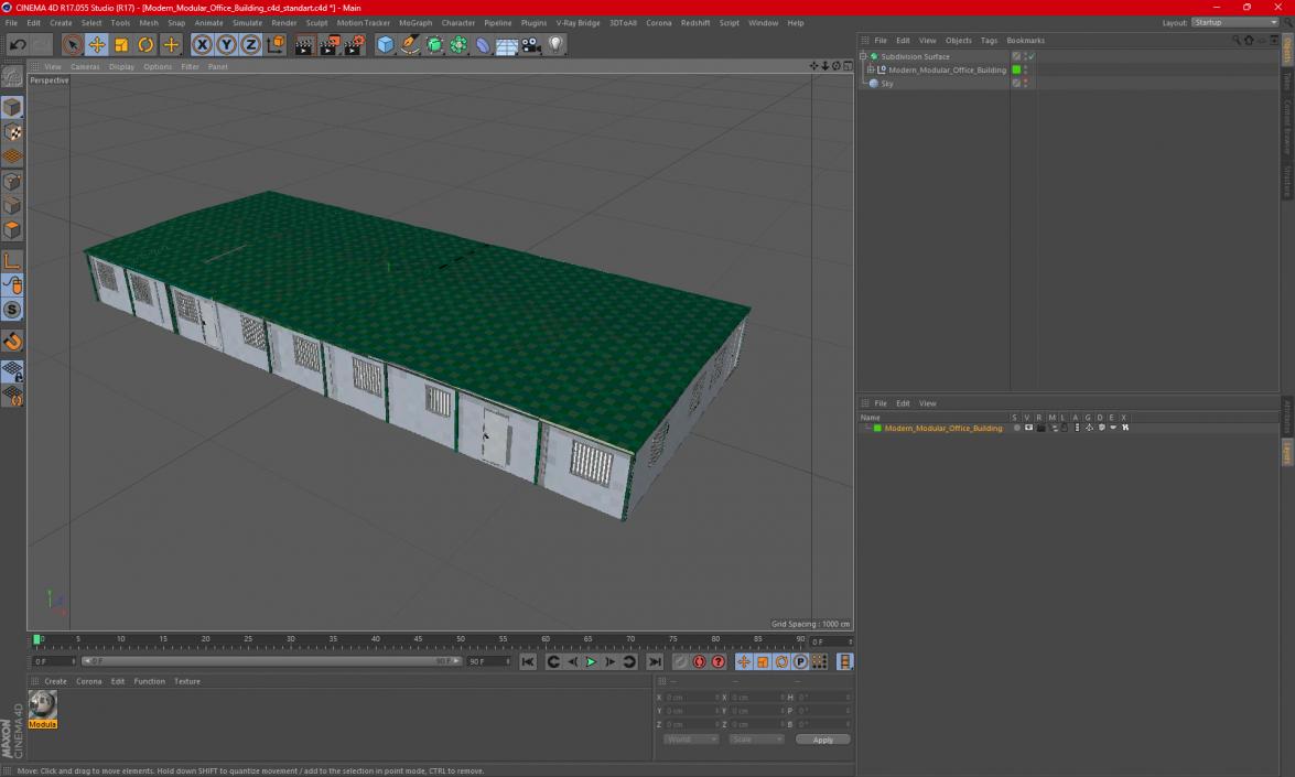 3D model Modern Modular Office Building