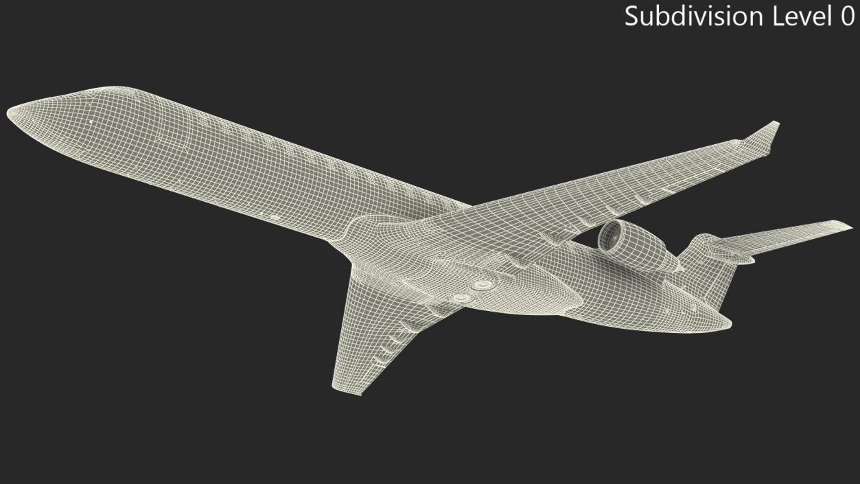 Bombardier CRJ550 Regional Jet United Express Flight 3D