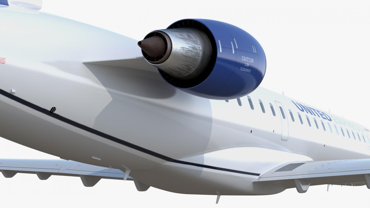 Bombardier CRJ550 Regional Jet United Express Flight 3D