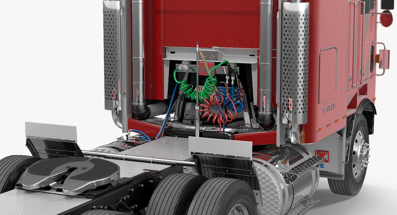 3D Marmon 110P Truck Simple Interior model