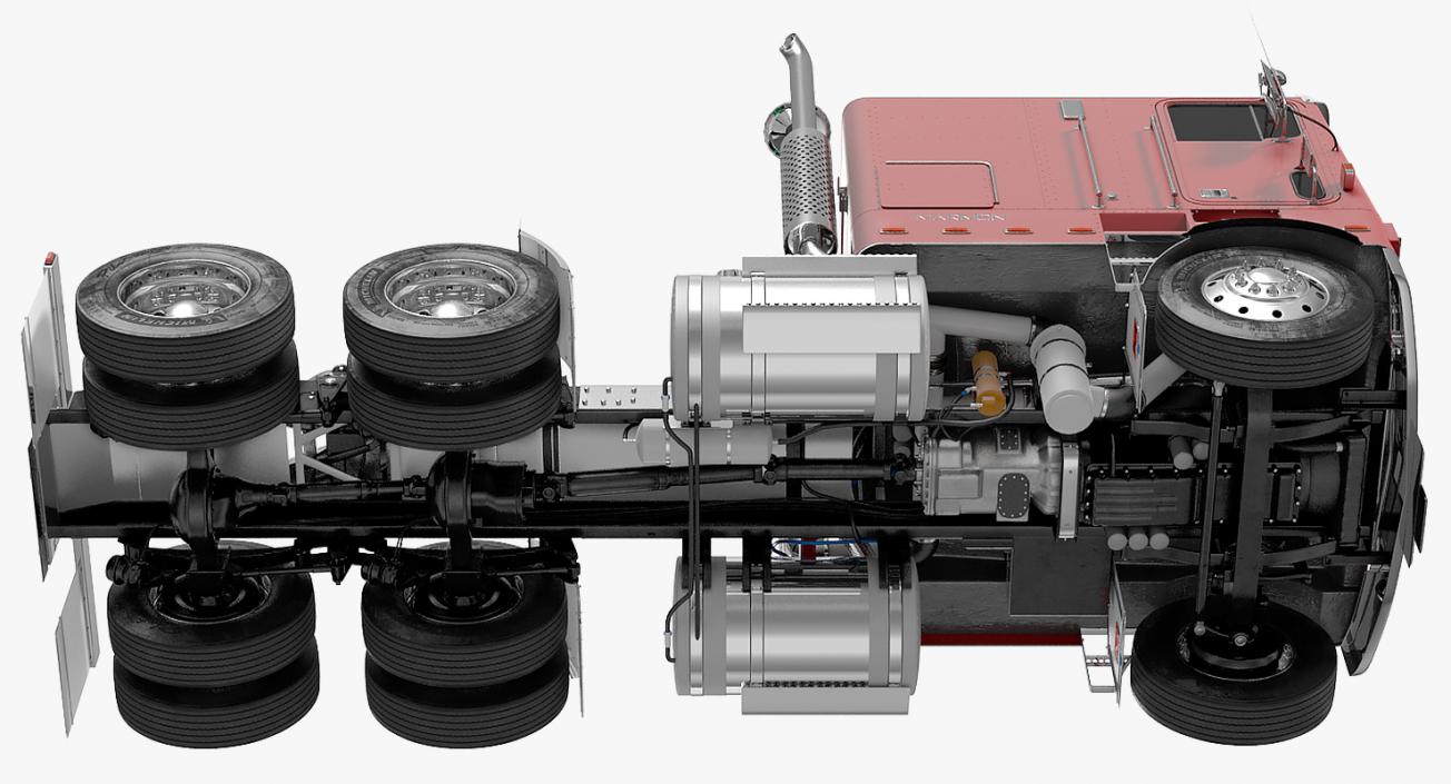 3D Marmon 110P Truck Simple Interior model