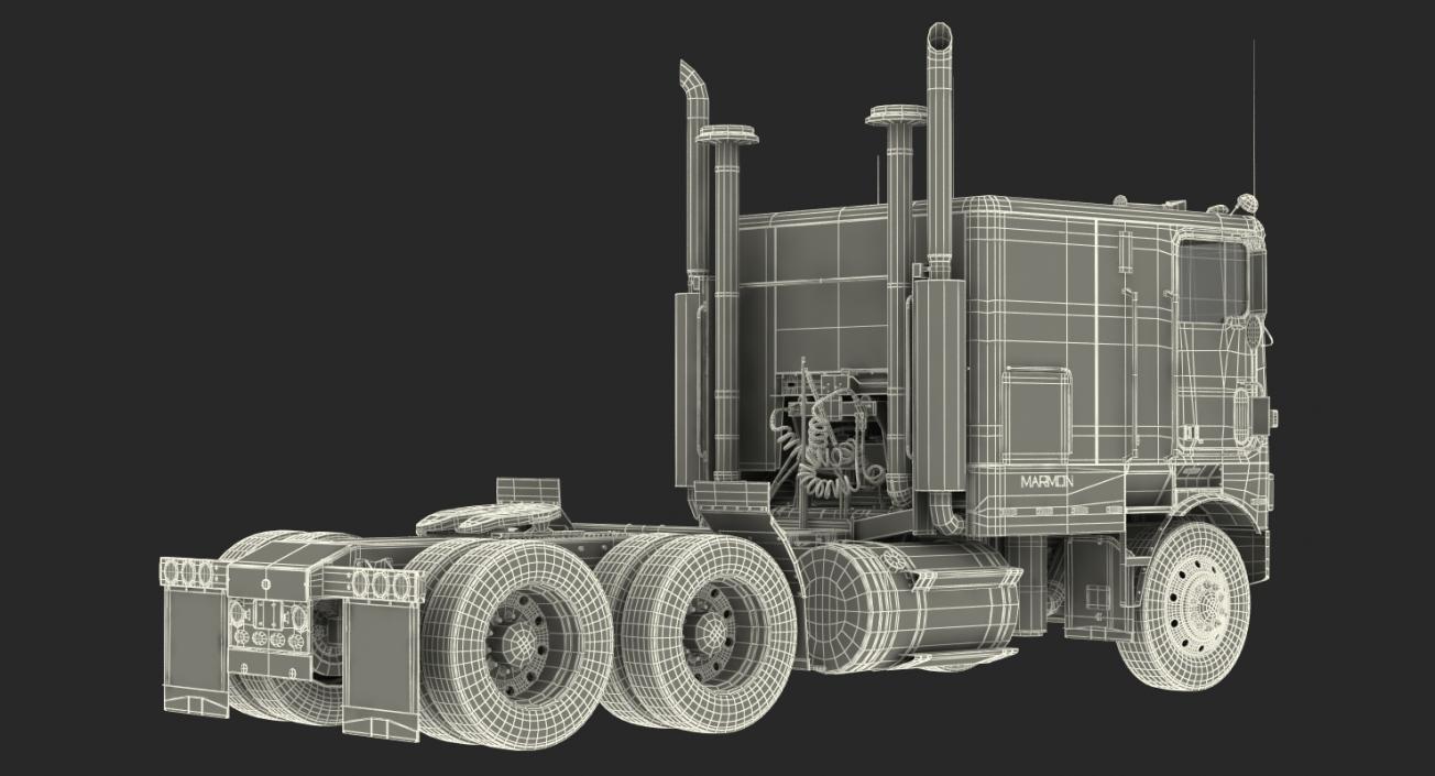 3D Marmon 110P Truck Simple Interior model