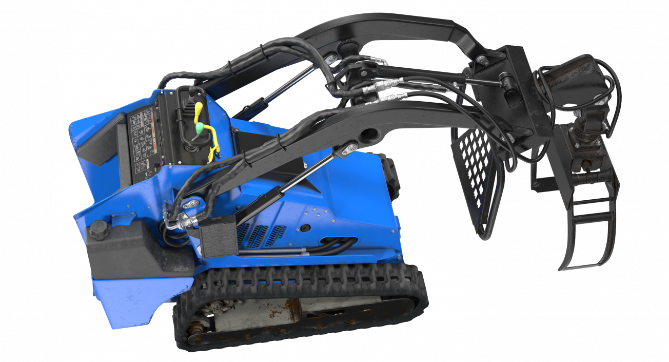 3D Mini Skid Steer Grapple Generic