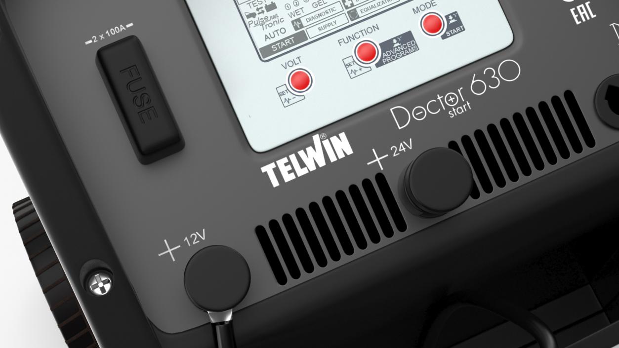 Telwin Professional Battery Charger Doctor Start 630 3D