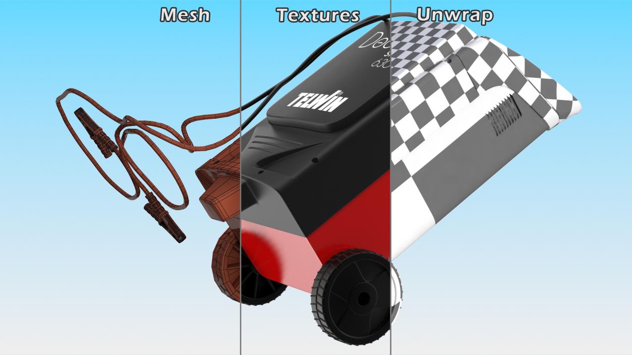 Telwin Professional Battery Charger Doctor Start 630 3D