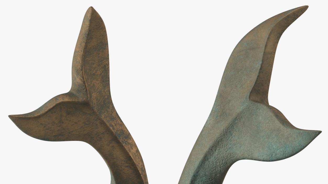 Bronze Dolphin Sculpture 3D model