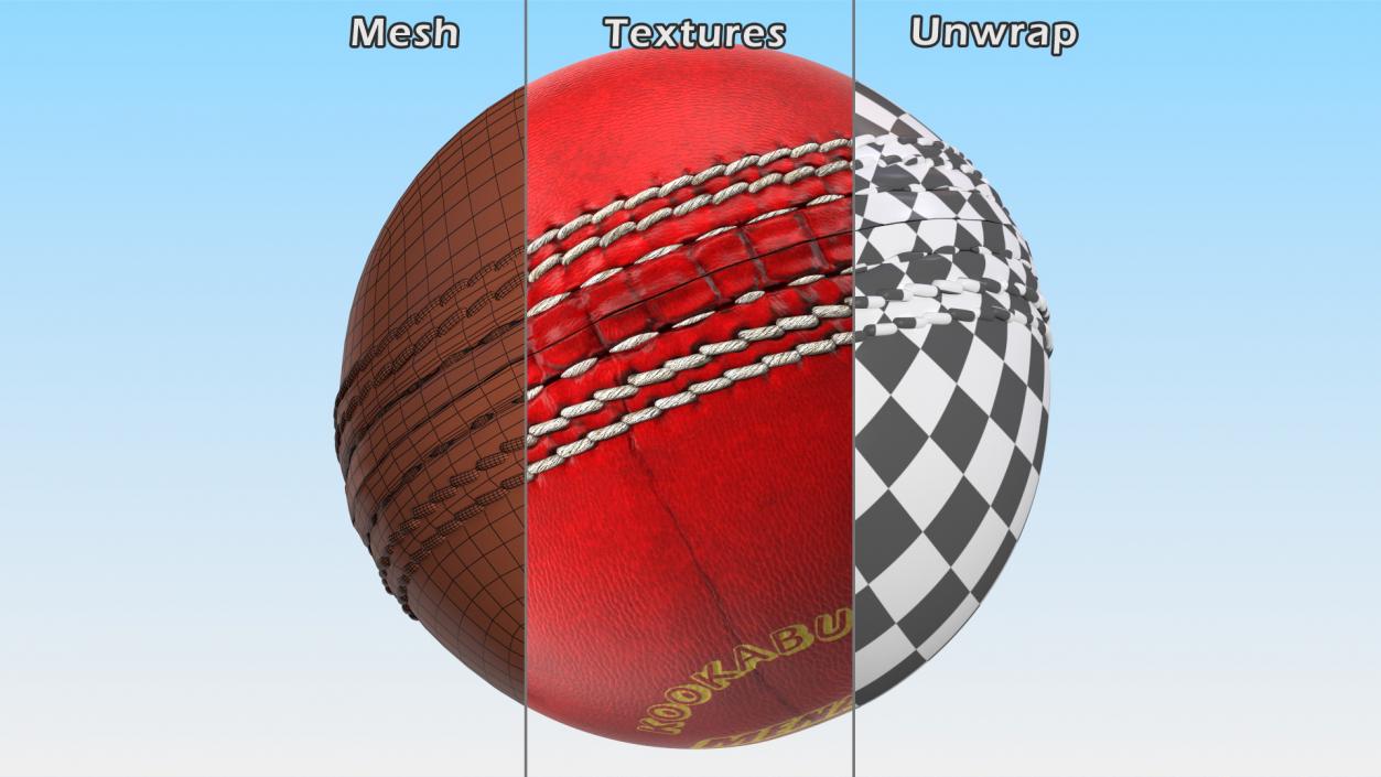 Cricket Balls Collection 3D model