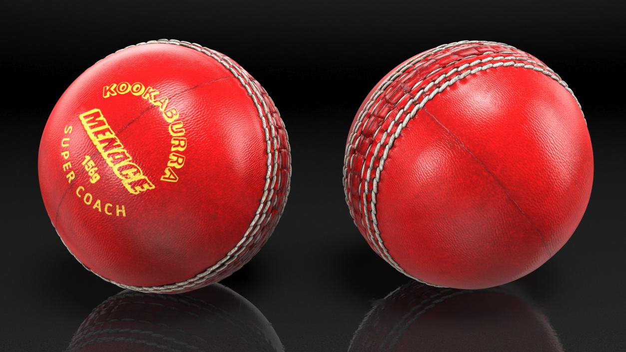 Cricket Balls Collection 3D model