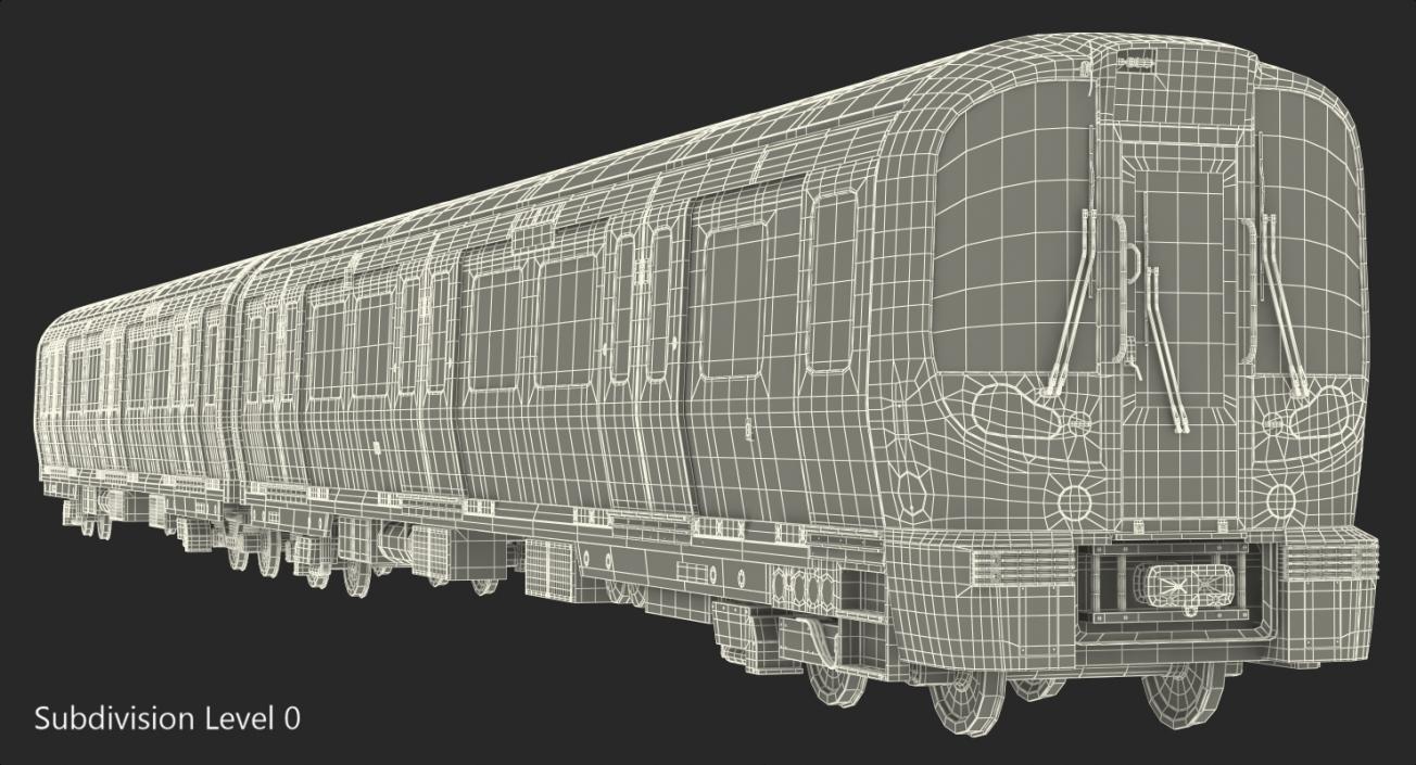 London Subway Train S8 3D