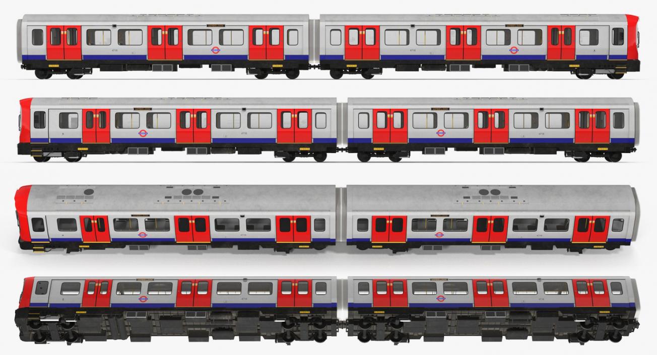 London Subway Train S8 3D