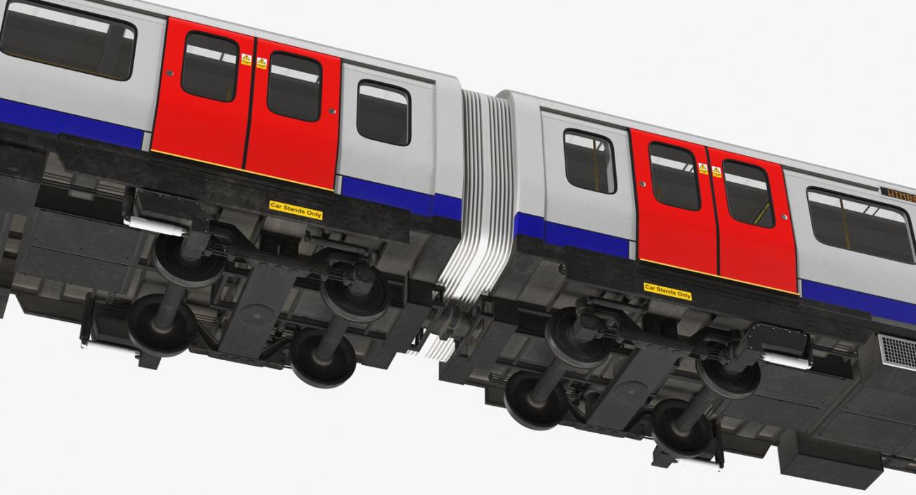 London Subway Train S8 3D