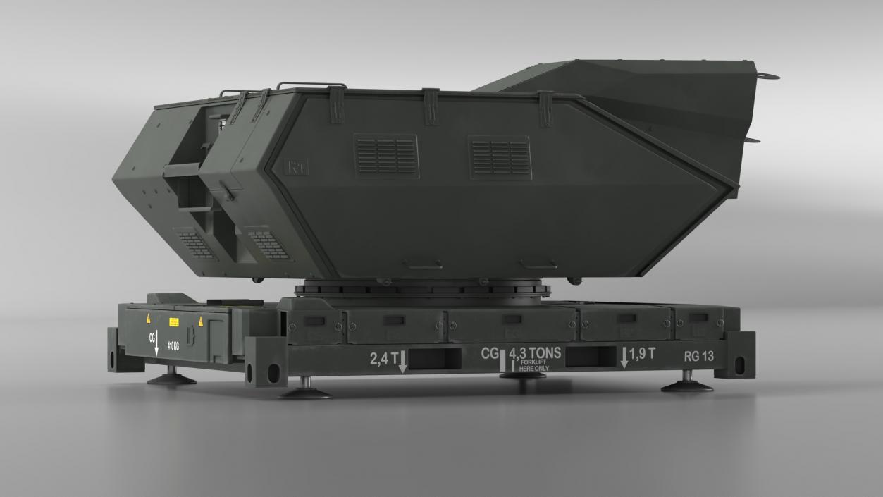 Skynex Laser Air Defense System Green 3D