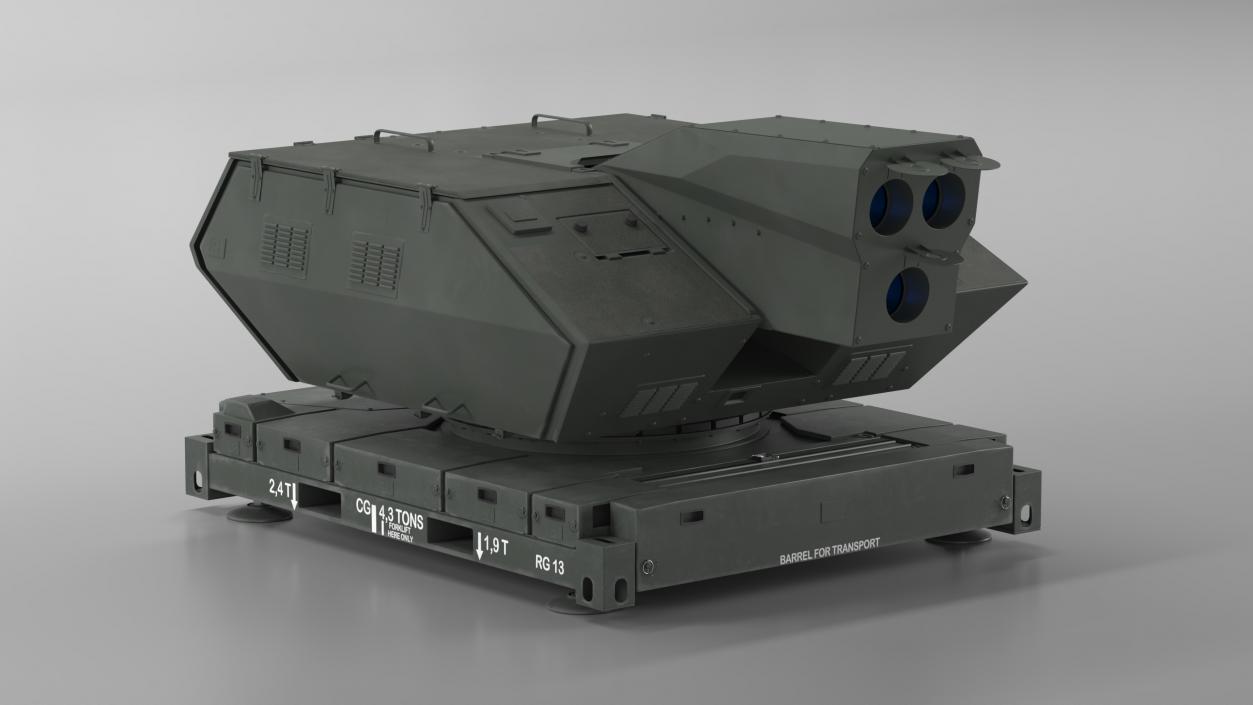 Skynex Laser Air Defense System Green 3D