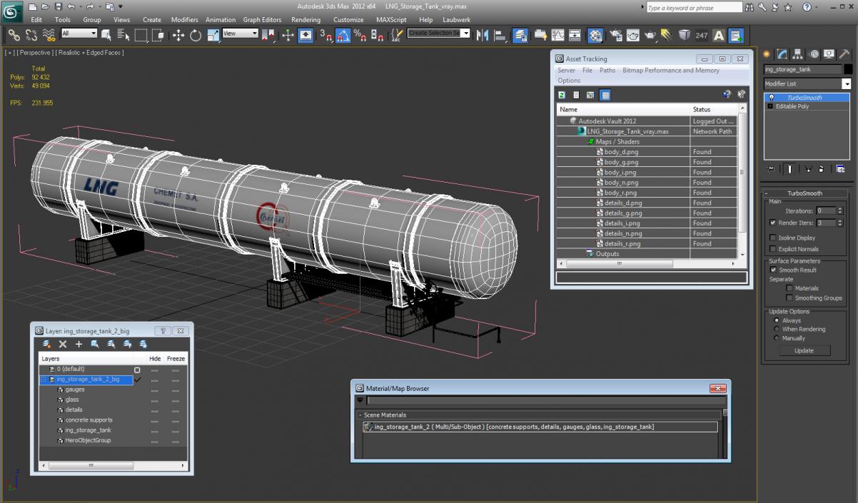 3D LNG Storage Tank