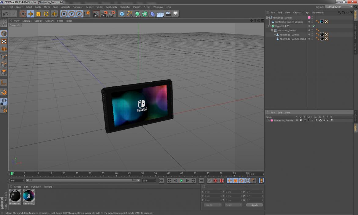 3D model Nintendo Switch