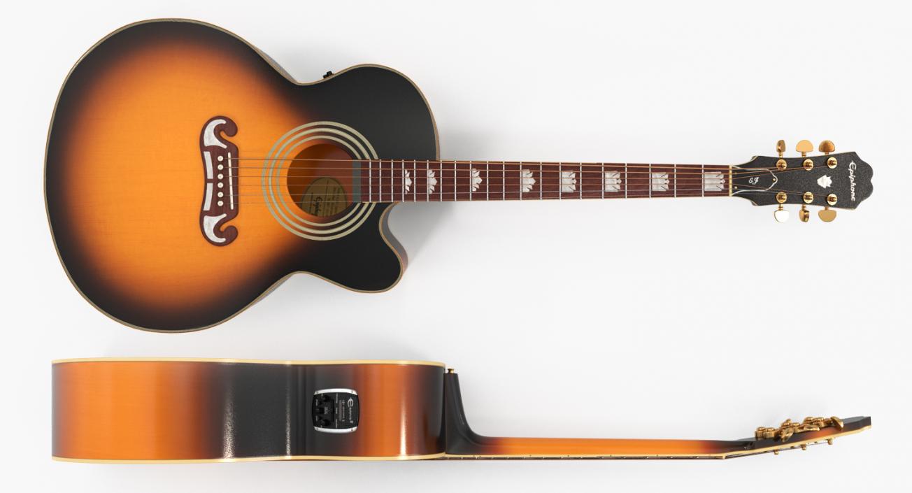 Electro Acoustic Guitar Epiphone 3D