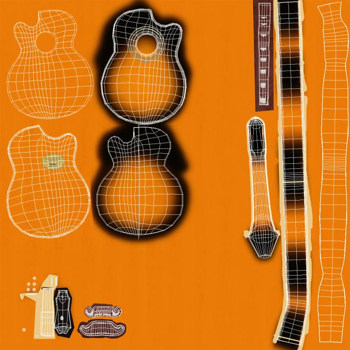 Electro Acoustic Guitar Epiphone 3D