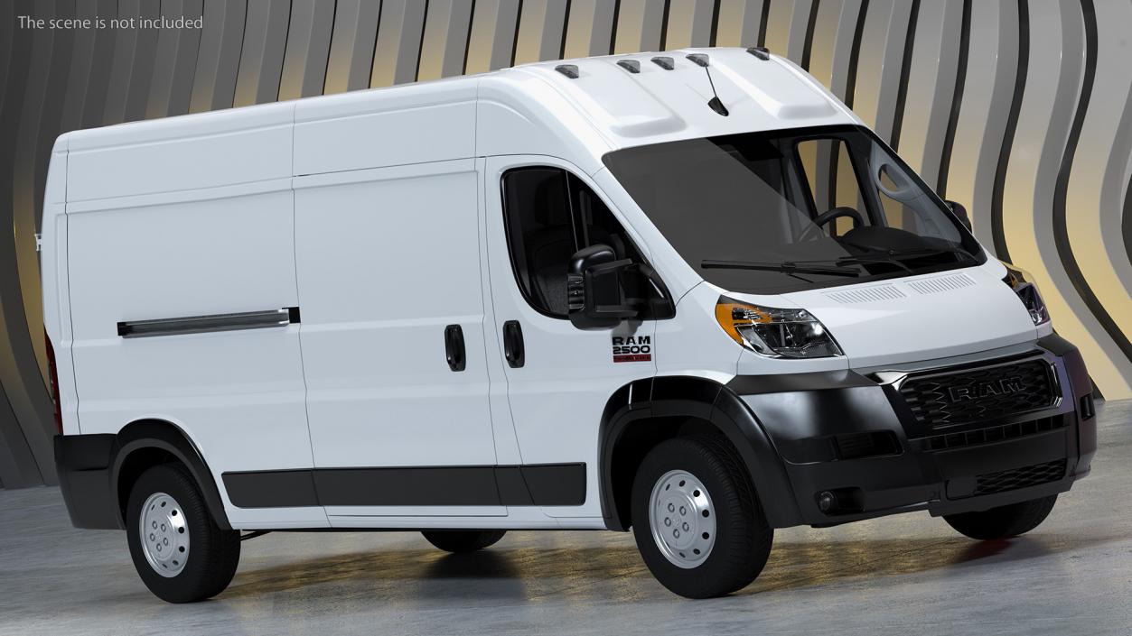 3D 2022 RAM Promaster 159 Simple Interior model