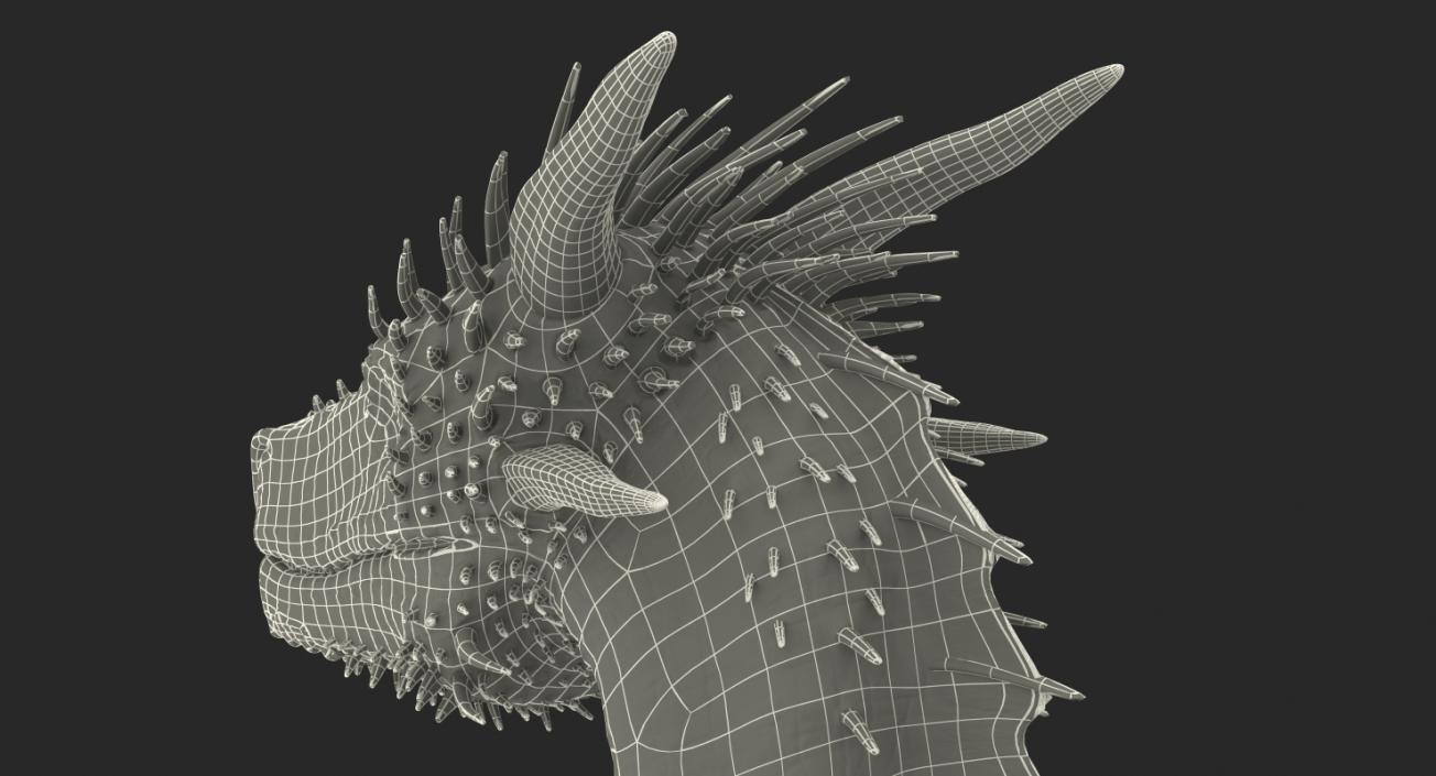 Mythical Dragon Rigged 3D