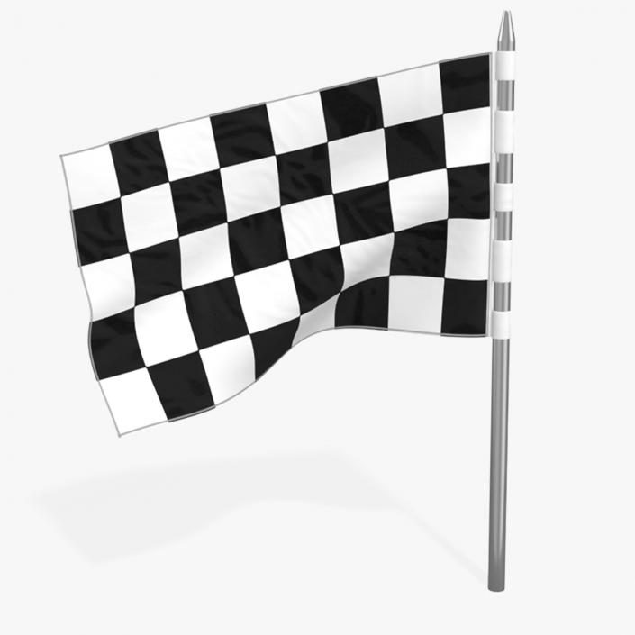 Checkered Flag 3D model