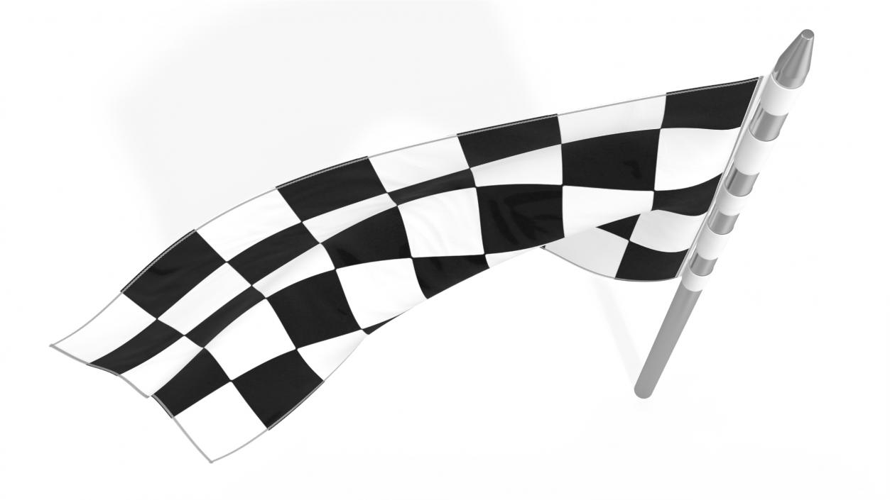 Checkered Flag 3D model