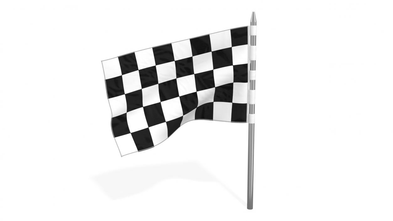 Checkered Flag 3D model