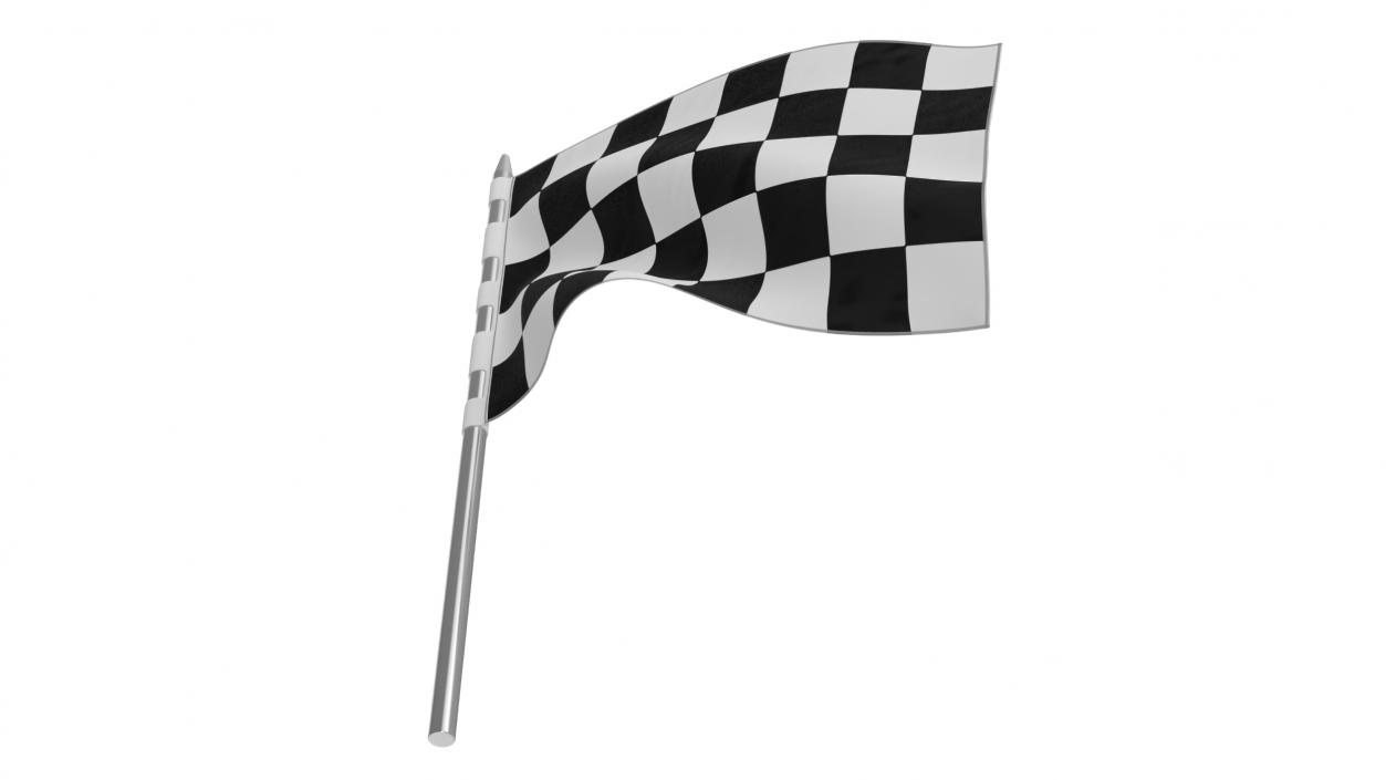 Checkered Flag 3D model