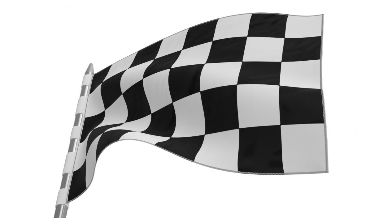 Checkered Flag 3D model