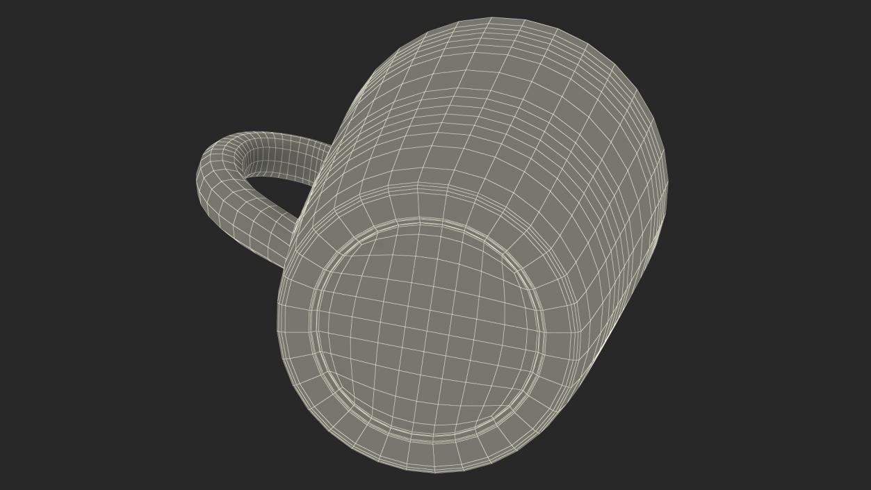 3D Drinking Tea Cup Full