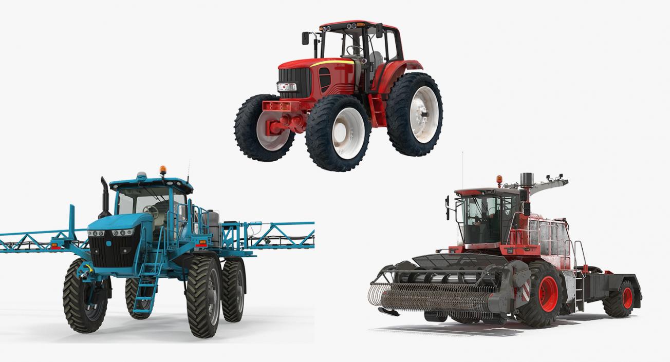 Farm Vehicles 3D Models Collection 3D model