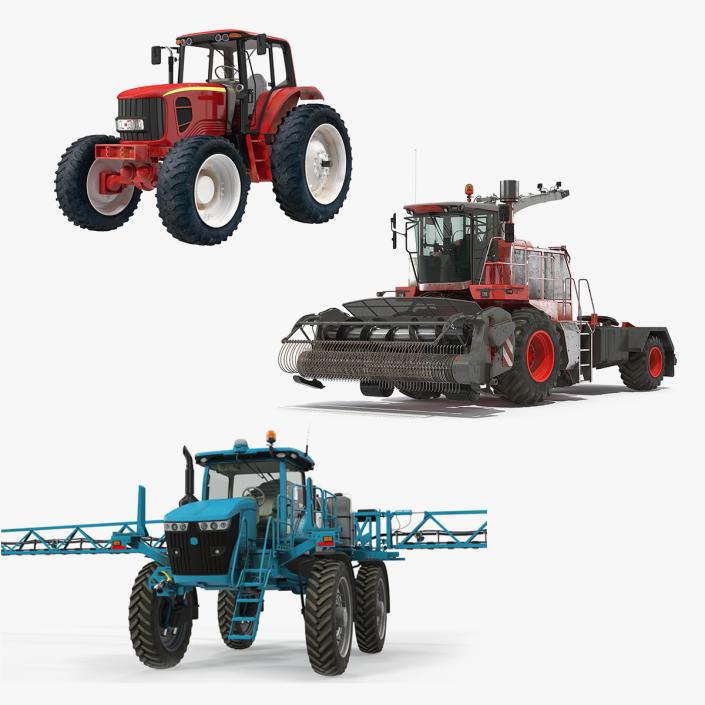 Farm Vehicles 3D Models Collection 3D model